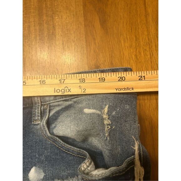 Smoke Rise Jeans Mens 42x32 Paint Splattered Distressed Grunge Y2K 90's Hip Hop - Picture 8 of 10